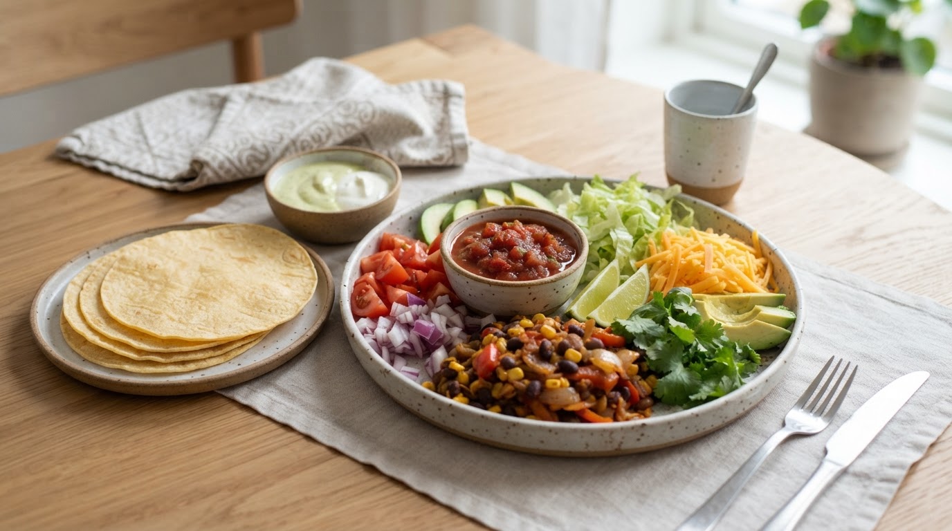 Grove quesadillas med bønner, mais og ost – illustrasjonsbilde