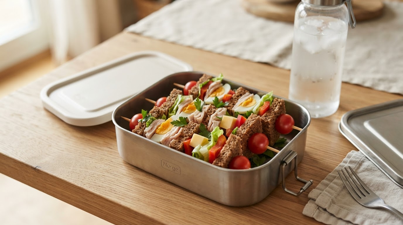 Grove club sandwich-spyd til matpakken – slik ser retten ut