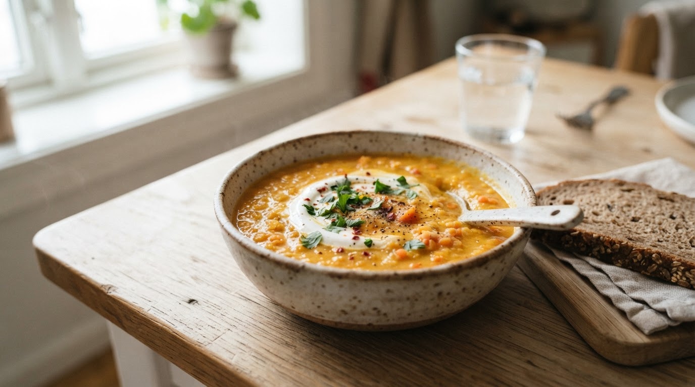 Kremet gulrotsuppe for hele familien – slik ser retten ut